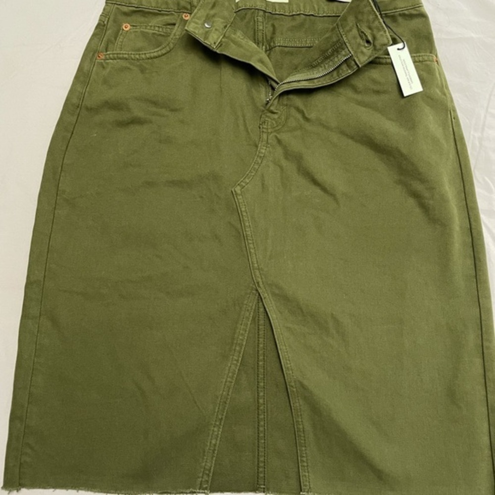 NWT MOTO TOPSHOP DENIM SKIRT SIZE 8